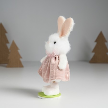 Souvenir "Bunny in a pink dress" 5.5x7x13.5 cm-1