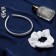 Hair set "Emilia" (elastic band, rim 1.5 cm) classic, white