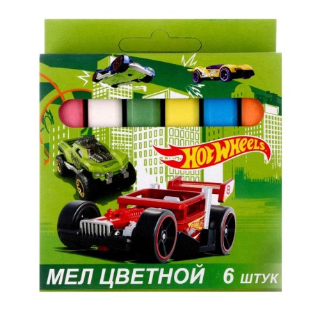 Mel color Hot Wheels, 6 pcs. in cardboard packaging with euro suspension