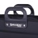 Plastic portfolio A3 BRAUBERG "Portfolio", 470 x 380 x 130 mm, 3 departments, at lightning, black
