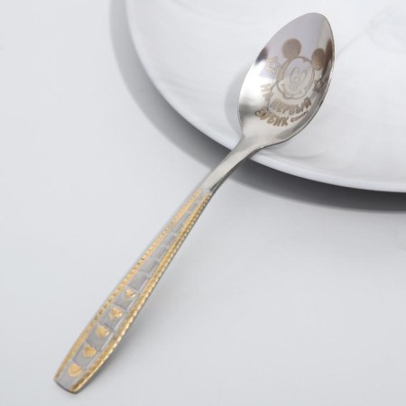 Baby spoon, 2.3 x 11 cm "for the first teeth", Mickey Mouse-1