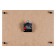 Carty clock is wall, series: animal world, "swans", 25 x35 cm