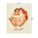 The tablecloth “Natural Love”, rectangular, Saten, size 120x145 cm