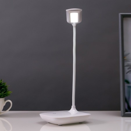 Sensory table lamp 16758/1 LED 2W 6000K USB AKB White 13x10.5x38 cm Risalux-1
