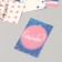 Cardboard Biro "Thank you. Multi" set 10 pcs (5 types) 4x6 cm