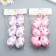 Decor Easter suspension "Egg with flowers" set 6x4 cm