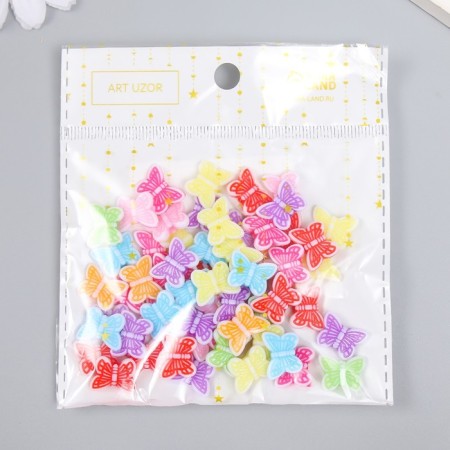Beads for creativity Plastic "Brush Brush" set 20 grams 0.3x1.4x1.1 cm-4