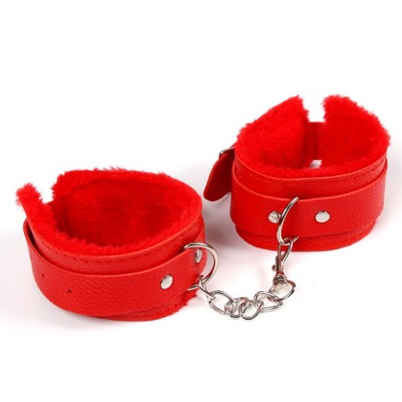 Assessor for the carnival-handcuffs, the color is red-5