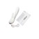Satiffyer Double Flex Connect App, Silicon, 15.5cm, White