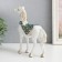 Souvenir Polystone "Imperial Horse, white with mirrors" 19x5.5x21.5 cm