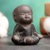 Figure "Little Buddha" 6x4cm bronze mix