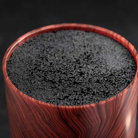 Knives stand with filler "tree", 11 × 22 cm, brown color-1