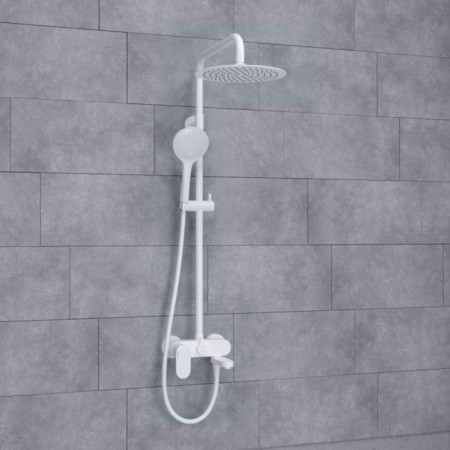 The shower system wasserkraft a185.257.155.wm, tropical shower, shower, white-1