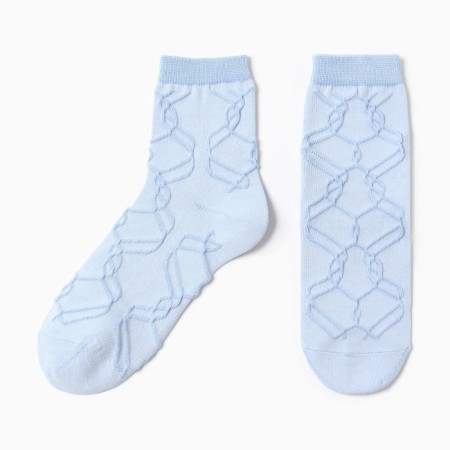 Women's socks, blue color, size 23-25
