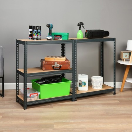 Rabberry Loft Metal SBL, 1800x750x350, 5 shelves-9