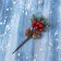 Decor "Winter Dreams" bump, berries of needles, 14 cm