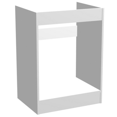 Table for a patch washing, 600 × 462 × 820 mm, white / wenge color-2