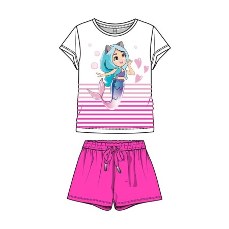 Комплект для девочки PlayToday: футболка и шорты, рост 110 см-6