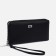 Women's wallet with lightning, black color