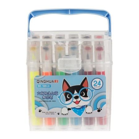 Fleeters 24 colors, thick, with a seal, a ventilated cap, mix-9
