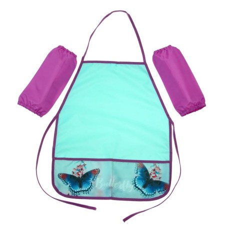 Apron for labor + sleevens, 490 x 390/250 x 120 mm, height 116-146 cm, NF-2, butterfly 2021