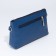 Bag Cross-Bodi with a zipper, blue color