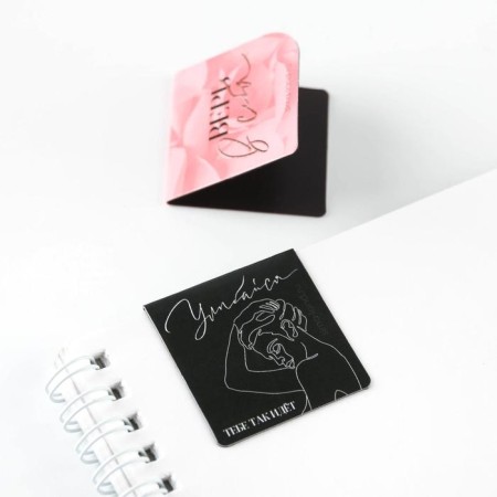 Magnetic bookmarks "Believe", on a postcard, 4 pcs-4
