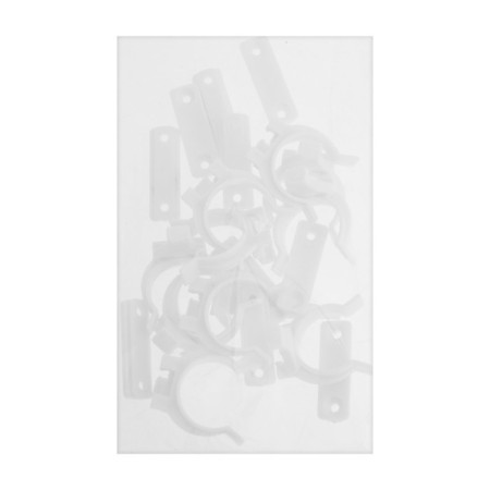 Clip + underclipsnik for support 95-130 white-4