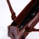Bag Women's Tout with zipper, burgundy color
