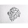 Wooden interior puzzle "Leo head"