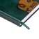 Dated diary 2025, A5, 176 sheets, Hong Kong, solid cover, pancake embossing, with liesse, block 80 g/m2, green