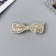 Hair hairpin "Patricia" bow, 7 cm, gold