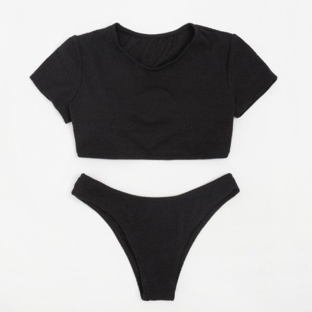 Separate Minaku women's swimsuit with a top color black, size 46-7