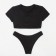 Separate Minaku women's swimsuit with a top color black, size 46