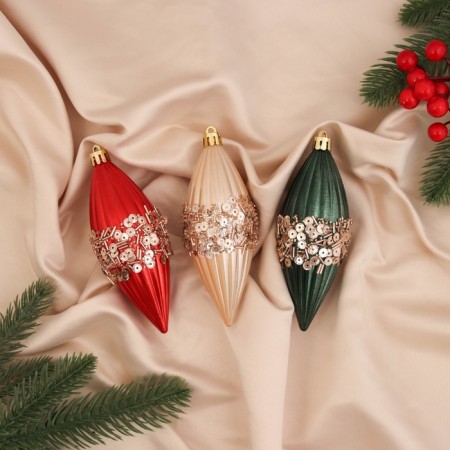 Jewelry "Cole oscillation" (set 3 pcs) 12x4.5 cm, mix
