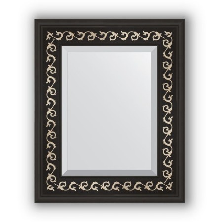 Mirror with fatset in the baguette frame - Black Ardeko 81 mm, 45 x 55 cm, EvoForm