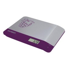 Kitchen Libra Oursson KS0505MD/SP, electronic, up to 5 kg, 2HAAA, silver-violet