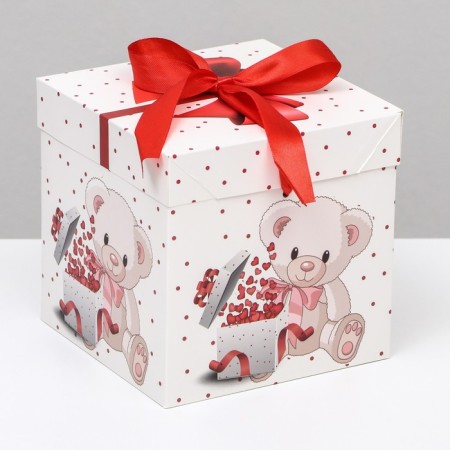 Self -charged box "Bear" 15x15x15 cm