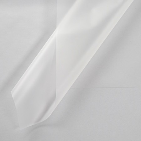 Transparent matte film in sheets, 57 x 57 cm 50 μm