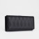 Women's wallet on magnets, black color