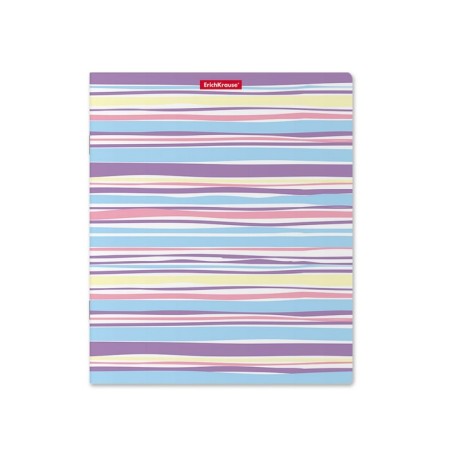Notebook of 48 sheets in the Pastel Lines cage, cover coated cardboard, offset unit, mix-6