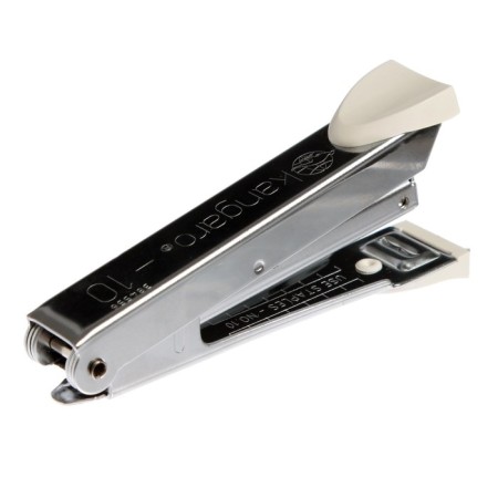 Stapler Kangaro No. 10, up to 20 sheets, metallic copus, built -in anti -stepler, 50 brackets, mix-6