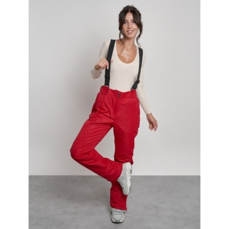 Semi -combinezone Ski Drapeted Women's, size 42, red color