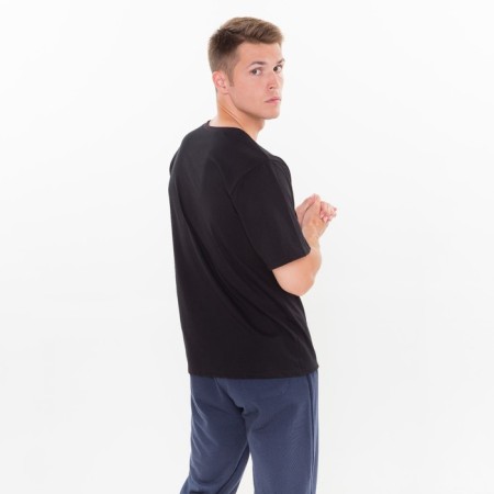 T -shirt male, black color, jocker, size 50-1