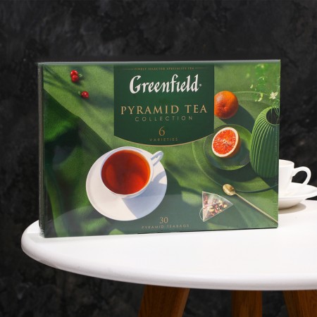 Tea Greenfield Pyramid Tea Collection 6 tastes, assorted, 56 g