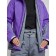 Ski jacket female winter, size 46, purple color
