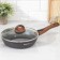 Granit Ultra Blue, D = 24 cm, removable handle, glass cover, anti -stick coating, blue color