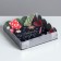 Box for confectionery products with PVC Happy New Year, 13 x 13 x 3 cm, new year