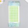 Sticker of rhinestones plastic "Crystals" mix 22x9.5 cm