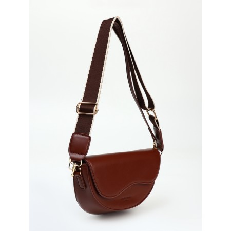 Bag Women's Messenger with Lightning, the color of the red-brown-1